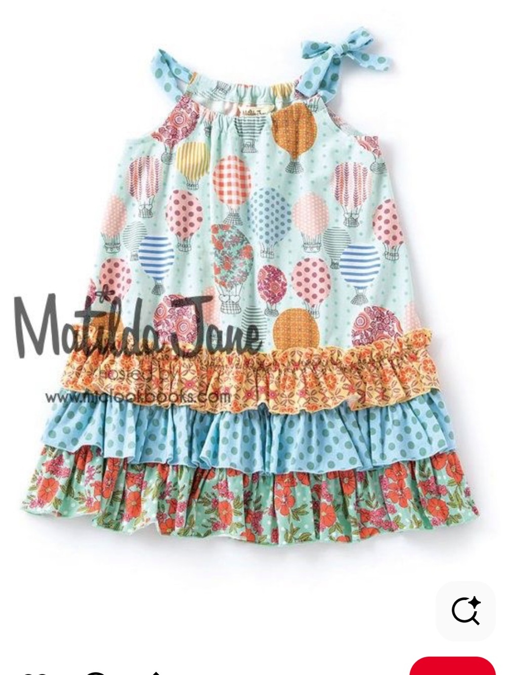 Matilda Jane Up In Air Hot Air Balloon Dress Size 10 - Picture 2 of 8